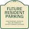 Signmission Designer Series-Unauthorized Vehicles Will Be Towed Tan & Green, 18" x 18", TG-1818-9746 A-DES-TG-1818-9746 - alternate 1